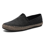 MEN'S LINEN CANVAS SLIP-ON ESPADRILLES 59815735S