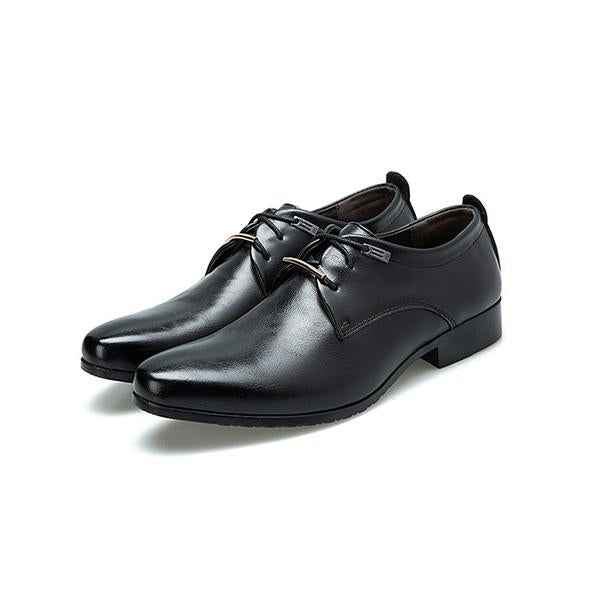 MEN'S RETRO BUSINESS LACE UP FORMAL SHOES 58151066YL