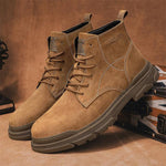 MEN'S HIGH TOP RETRO MOTORCYCLE LEATHER BOOTS 44723860YL