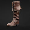 MEN'S MEDIEVAL CUFFED RETRO OVER THE KNEE KNIGHT BOOTS 72158738YL