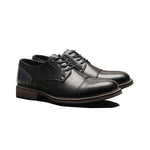 MEN'S RETRO LACE UP FORMAL LEATHER SHOES 60444988YL