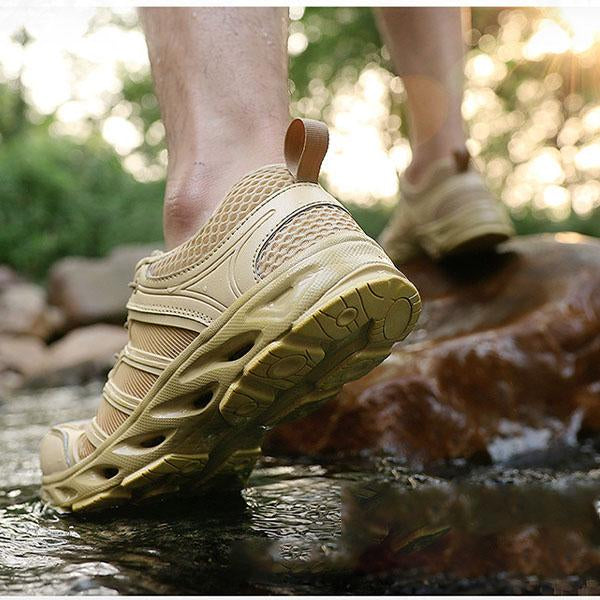 MEN'S OUTDOOR CREEK TRACING SHOES HIKING SHOES SPORTS AMPHIBIOUS WADING SHOES 81720027YL