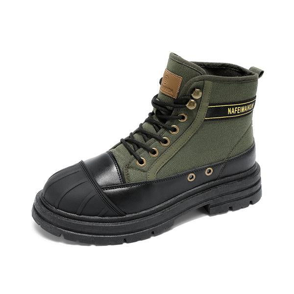 MEN'S CASUAL OUTDOOR LEISURE LACE-UP BOOTS 12299695YL