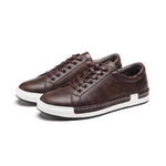 MEN'S LACE UP CASUAL LEATHER SHOES 11517115YL