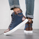 MEN'S DAILY HIGH-TOP CASUAL CANVAS SHOES 38076484S