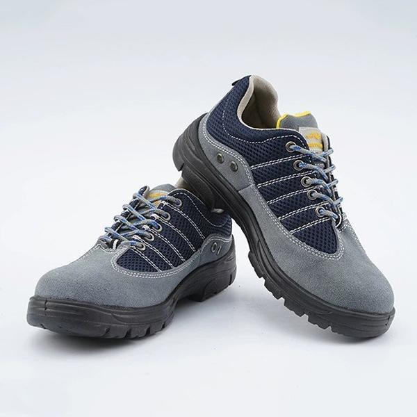 MEN'S ANTI-SMASH BREATHABLE MESH STEEL TOE SAFETY SHOES 00419657S