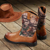 MEN'S CAMOUFLAGE WORKWARE RETRO COW BOOTS 68445714YL