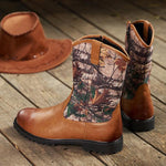 MEN'S CAMOUFLAGE WORKWARE RETRO COW BOOTS 68445714YL