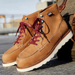 MEN'S RETRO THICK-SOLED WORKER STYLE BOOTS 96620140S