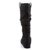 MEN'S CASUAL ROUND TOE FLAT KNEE-HIGH BOOTS 69822606S