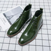 MEN'S PATENT LEATHER BUSINESS CHUKKA BOOTS 40833881YL