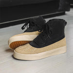 MEN'S HIGH-TOP SUEDE PATCHWORK CASUAL SNEAKERS 13790406S