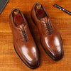 MEN'S RETRO BUSINESS LACE-UP OXFORD SHOES 16716285S