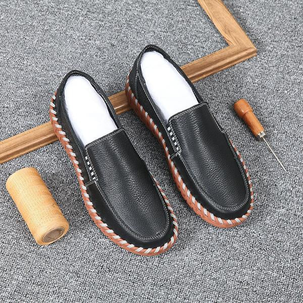 MEN'S BREATHABLE CASUAL ELASTIC SLIP-ON SHOES 13720769S