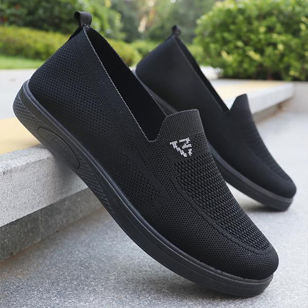 MEN'S MESH SLIP-ON SOFT SOLE CASUAL SNEAKERS 33721049S