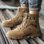 MEN'S ANTI-SMASH CAMOUFLAGE OUTDOOR WORK BOOTS 67580547S