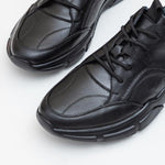 MEN'S STYLISH AND COMFORTABLE BLACK SNEAKERS 34130794S