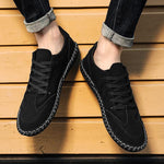 MEN'S RETRO SUEDE LOW-TOP LACE-UP CASUAL SHOES 29429985S