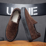 MEN'S SLIP-ON WARM PLUSH CASUAL COTTON SHOES 07807865S