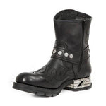 MEN'S HALLOWEEN SKELETON MOTORCYCLE COSPLAY BOOTS 15658389YL