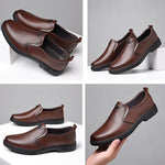 MEN'S CASUAL LEATHER DRIVING SLIP-ON SHOES 65607981S