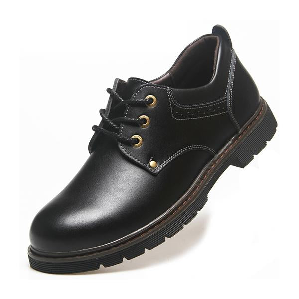 MEN'S RETRO LACE-UP CASUAL WEAR-RESISTANT WORK SHOES 93869539S