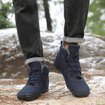 MEN'S LACE UP WATERPROOF AND ANTI SLIP SNOW HIKING BOOTS 04340285YL