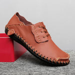 MEN'S HAND-STITCHED LACE-UP CASUAL SHOES 98481658S