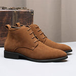 MEN'S STYLISH BUSINESS LACE-UP DESERT BOOTS 73086334S