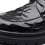 MEN'S LACE UP BUSINESS LEATHER SHOES 64489575YL