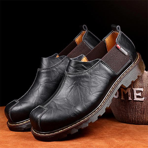 MEN'S LOW CUT CASUAL LEATHER SHOES 06113140YL