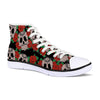 MEN'S HALLOWEEN SKELETON LACE CANVAS CASUAL SHOES 51483419YL