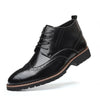 MEN'S VINTAGE BROGUE LACE-UP ANKLE BOOTS 20105136S