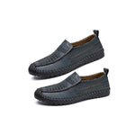 MEN'S HOLLOWED OUT CASUAL LEATHER SHOES 91646016YL