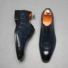 MEN'S CROCODILE PATTERN VINTAGE SLIP-ON DRESS SHOES 20799054S