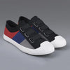 MEN'S CASUAL CONTRAST COLOR SLIP-ON CANVAS SHOES 76427249S