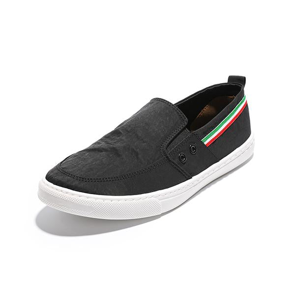 MEN'S BREATHABLE ALL-MATCH SLIP-ON CANVAS SHOES 43058396S