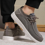 MEN'S LACE-UP COMFORTABLE MESH CASUAL SHOES 62397037S