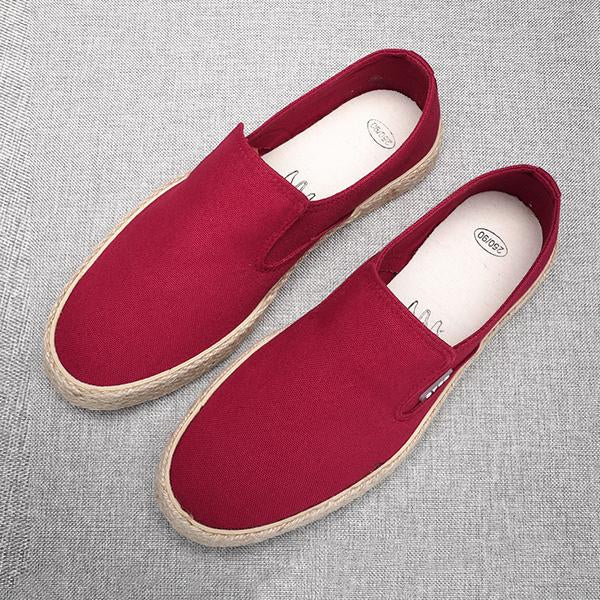 MEN'S SLIP-ON ESPADRILLE CANVAS SHOES 51031308S