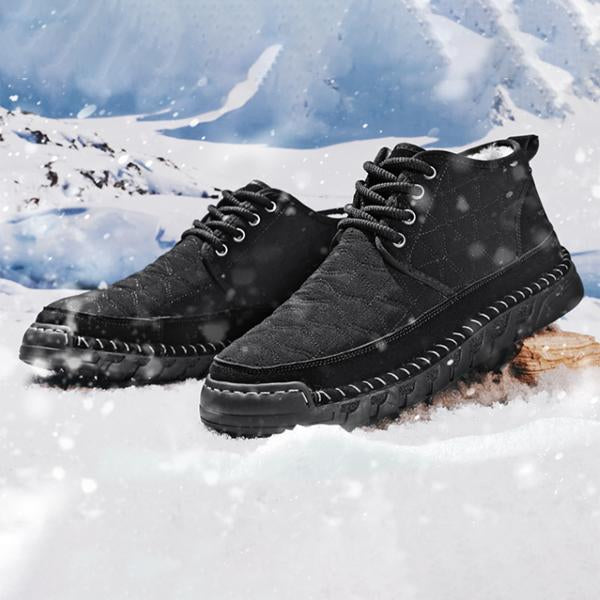 MEN'S CASUAL NON-SLIP HIGH-TOP LACE-UP SNOW BOOTS 55560859S