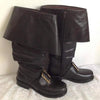 MEN'S VINTAGE BUTTON DETAIL KNEE-HIGH CUFFED BOOTS 66635530S