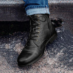 MEN'S LACE-UP RETRO MOTORCYCLE MARTIN BOOTS 94532516S