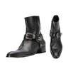 MEN'S SIDE ZIPPER FASHIONABLE LEATHER SHORT BOOTS 29479776YL