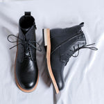 MEN'S STYLISH RETRO LACE-UP BOOTS 95209738S