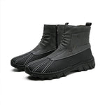 MEN'S CASUAL HIGH TOP SIDE ZIPPER COMBAT BOOTS 73373687S