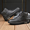 MEN'S WARM CASUAL HIGH TOP LACE UP BOOTS 56037250S