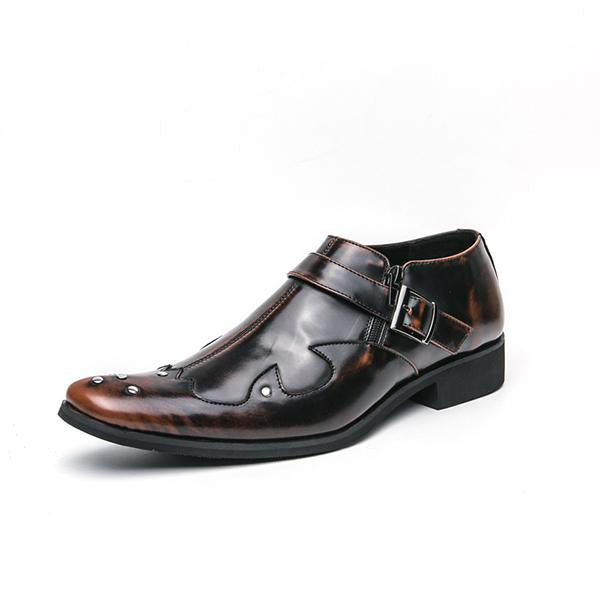 MEN'S CASUAL BUCKLE LEATHER SHOES 93995647YL