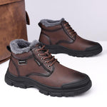 MEN'S CASUAL PLUSH LINED OUTDOOR SNOW BOOTS 37162775S