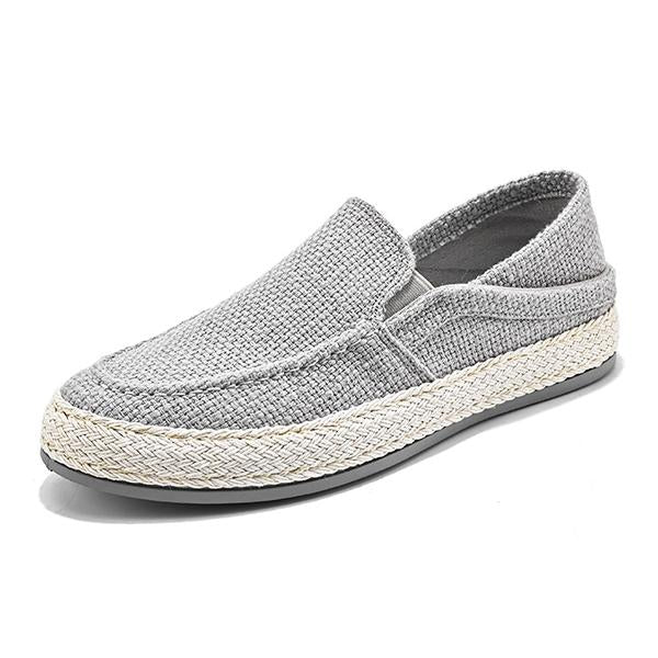 MEN'S CASUAL SLIP-ON LINEN FISHERMAN SHOES 95003389S