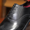 MEN'S FAUX WOODGRAIN BROGUE SQUARE TOE DRESS SHOES 32260216S